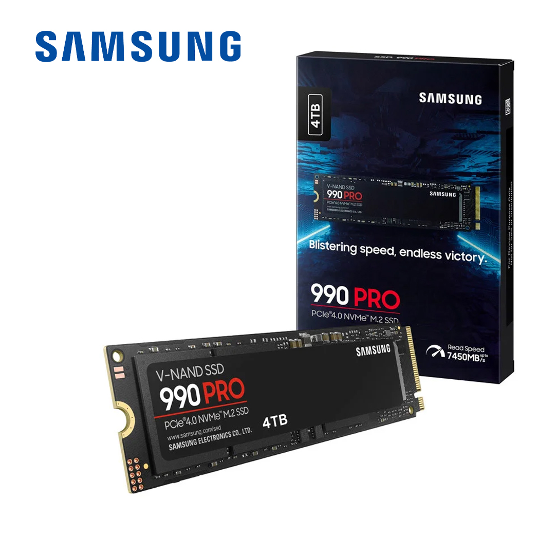 SSD M.2 (2280) NVME 4Tb PCIe Gen4 x4 SAMSUNG 990 PRO