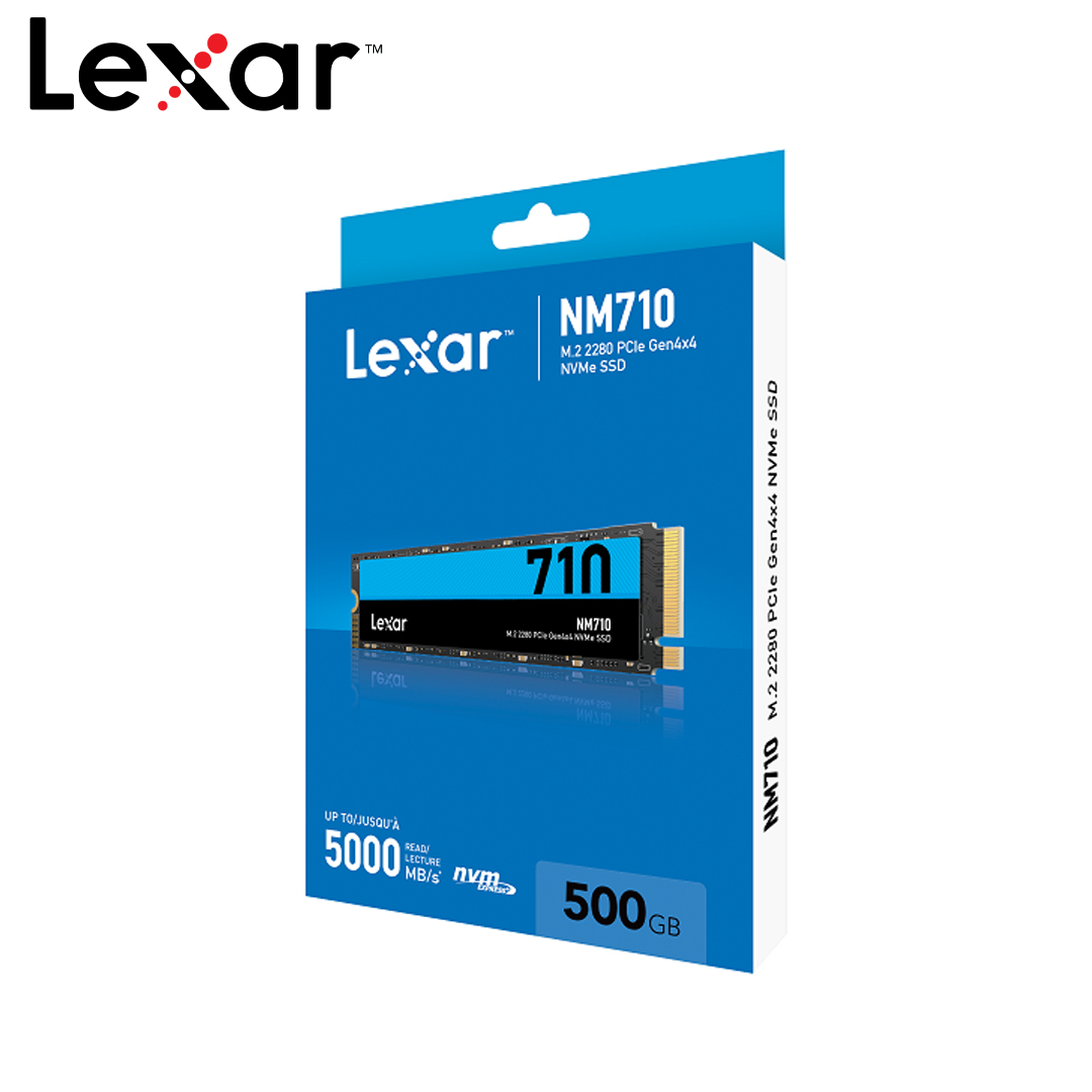 SSD M.2 (2280) NVME 500Gb PCIe Gen4 x4 Lexar NM710