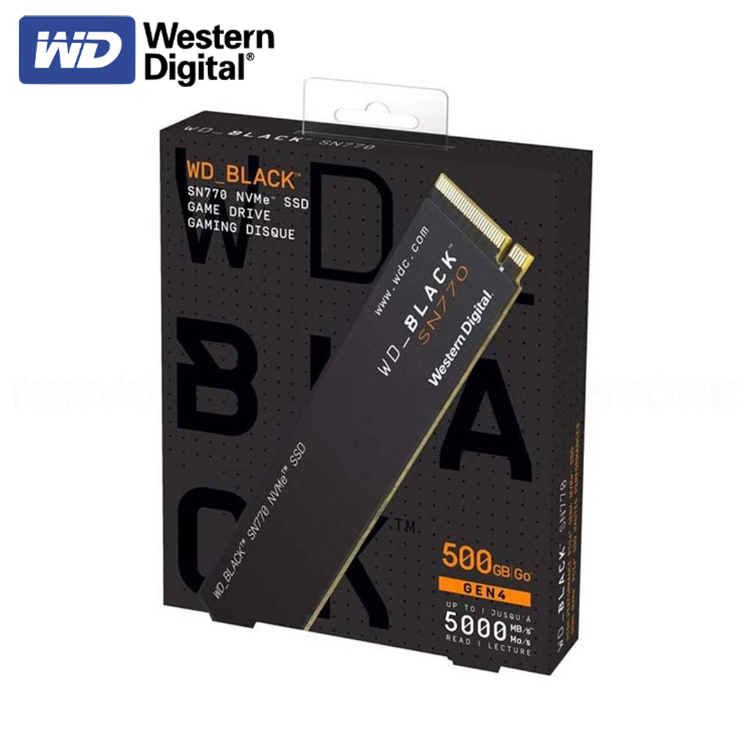 SSD M.2 (2280) NVME 500Gb PCIe Gen4 x4 WD Black SN770