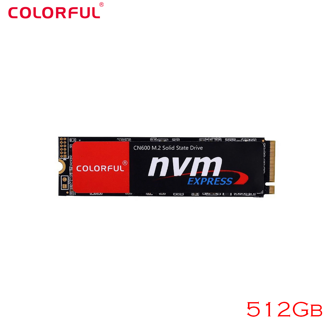 SSD M.2 (2280) NVME 512Gb PCIe Gen3 x4 Colorful CN600