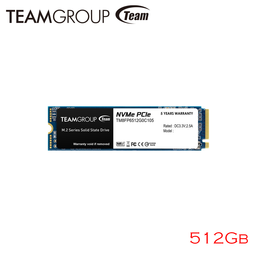 SSD M.2 (2280) NVME 512Gb PCIe Gen3 x4 TeamGroup MP33
