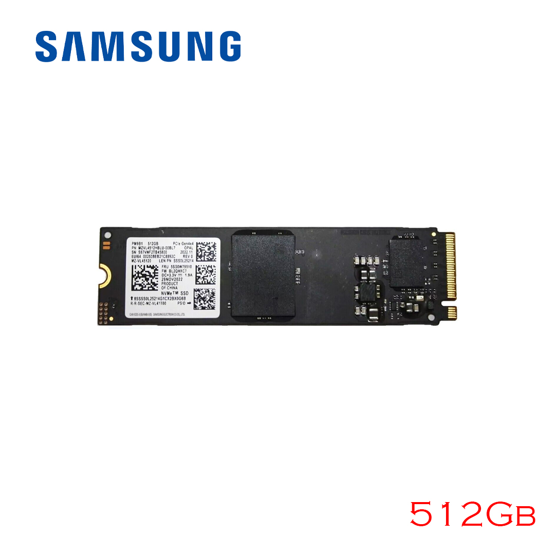 SSD M.2 (2280) NVME 512Gb PCIe Gen4 x4 SAMSUNG PM9B1 (No BOX)