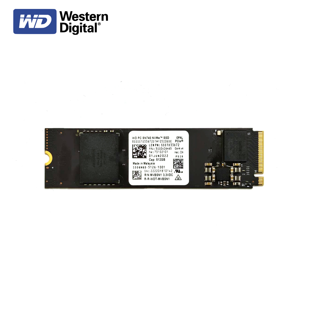 SSD M.2 (2280) NVME 512Gb PCIe Gen4 x4 WD SN740 (No BOX)