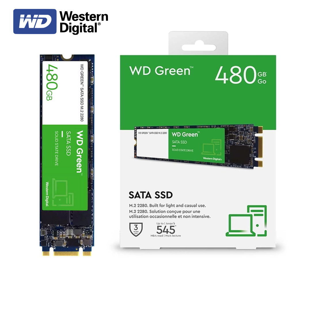 SSD M.2 (2280) Sata 480Gb WD Green
