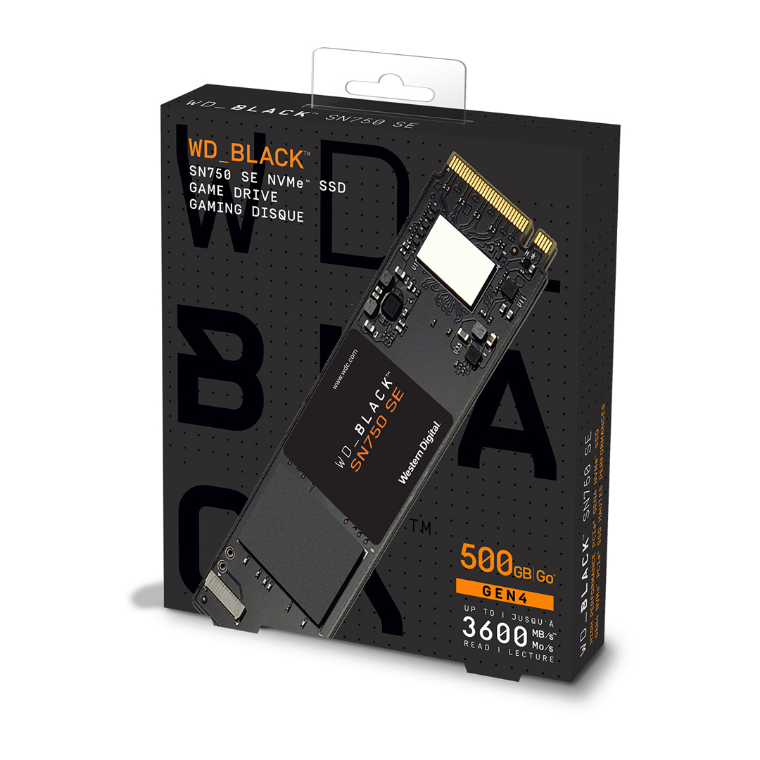 SSD M.2 NVME 250Gb PCIe Gen4 x4 WD Black SN750 SE