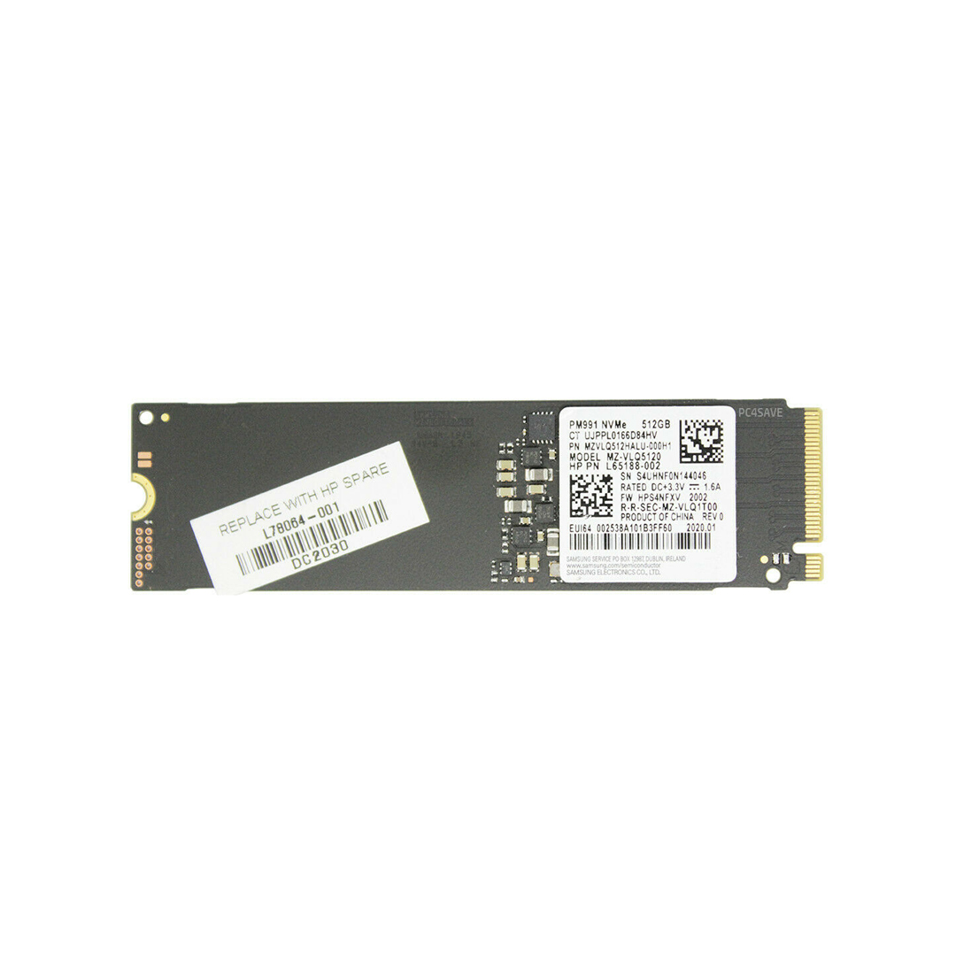 SSD M.2 (2280) NVME 512Gb PCIe Gen3 x4 Samsung PM991 (TRAY)