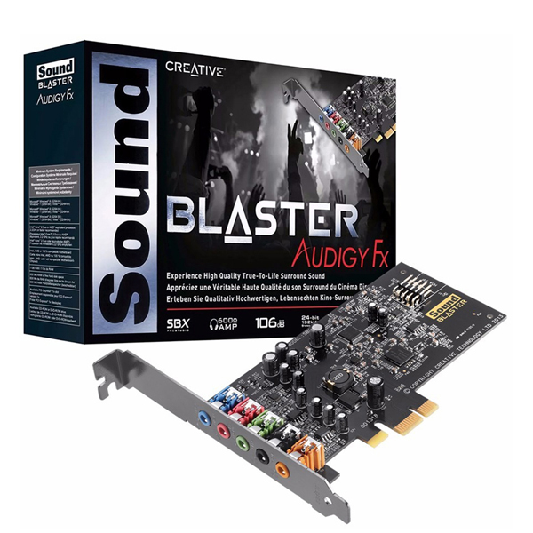 Sound Card Creative Blaster Audigy Fx Pciex Support Win 10