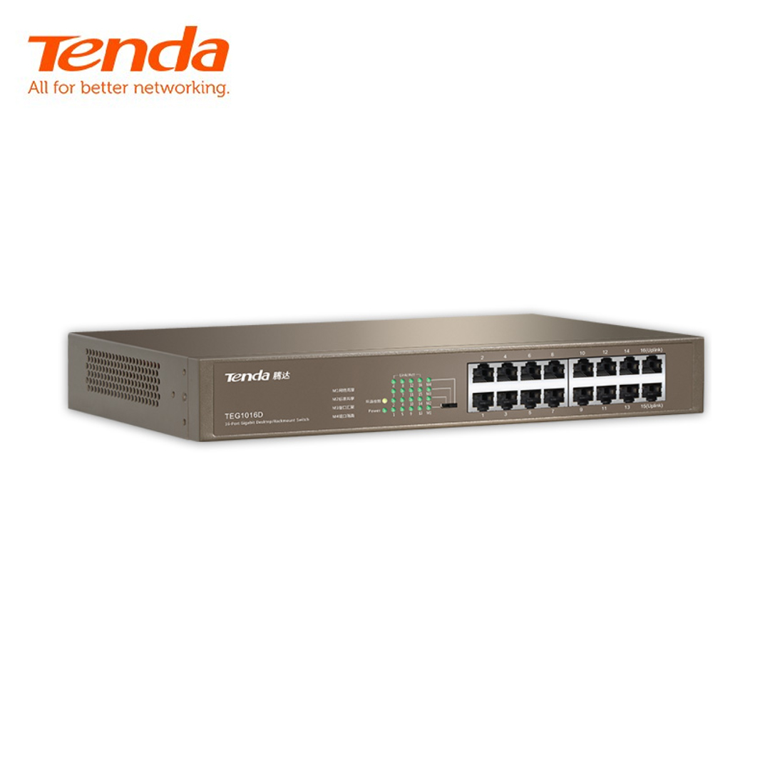 Ethernet Hub/Switch 16 port Gigabit Tenda TEG1016D