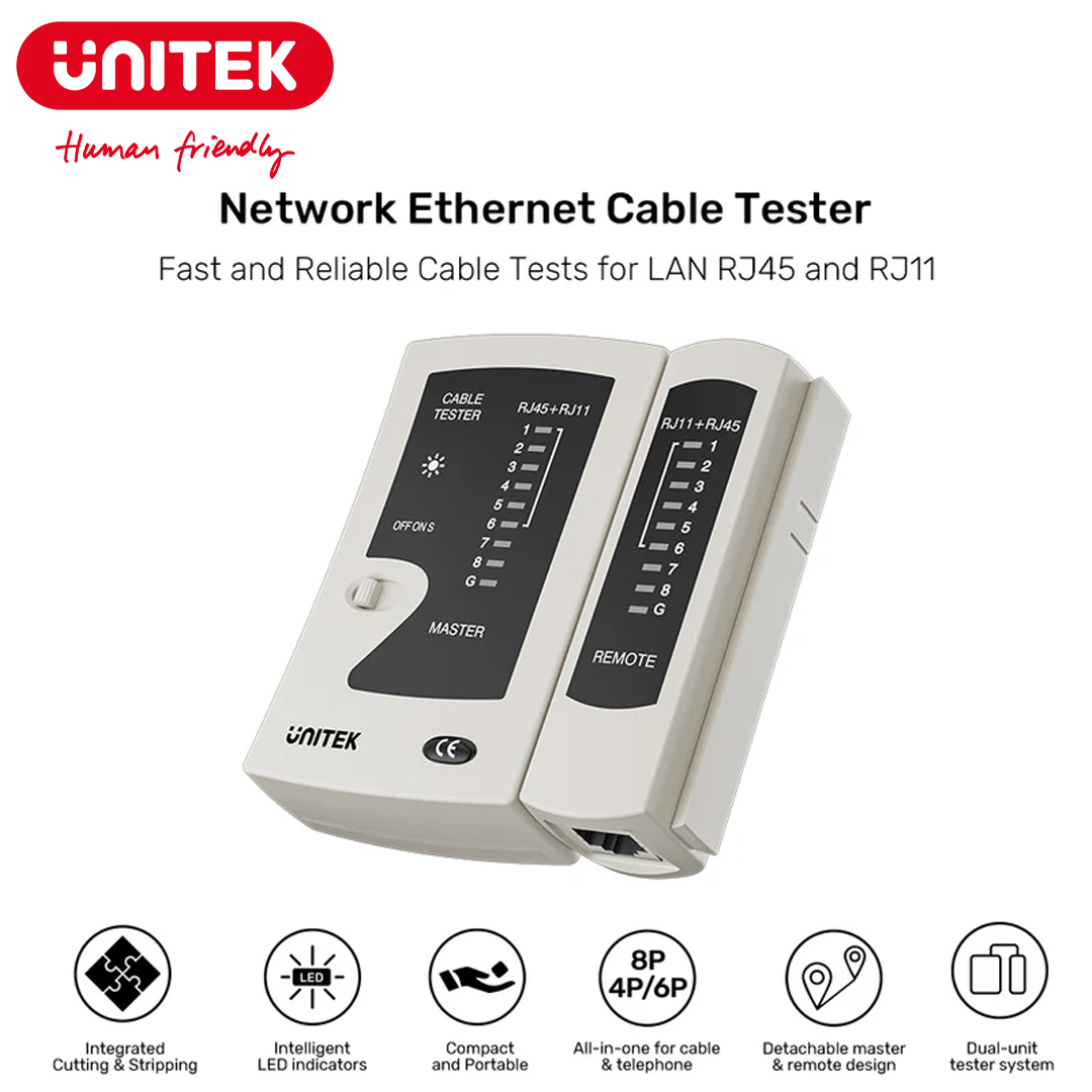 Test Cable RJ11/RJ45 Unitek OT140A