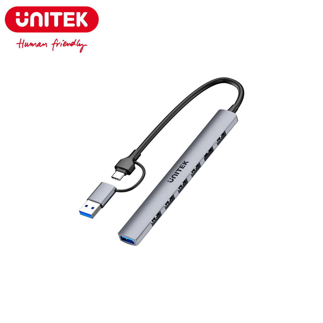 Type-C (included USB) to 1USB 3.0 + 6USB 2.0 Unitek H1209AGY01