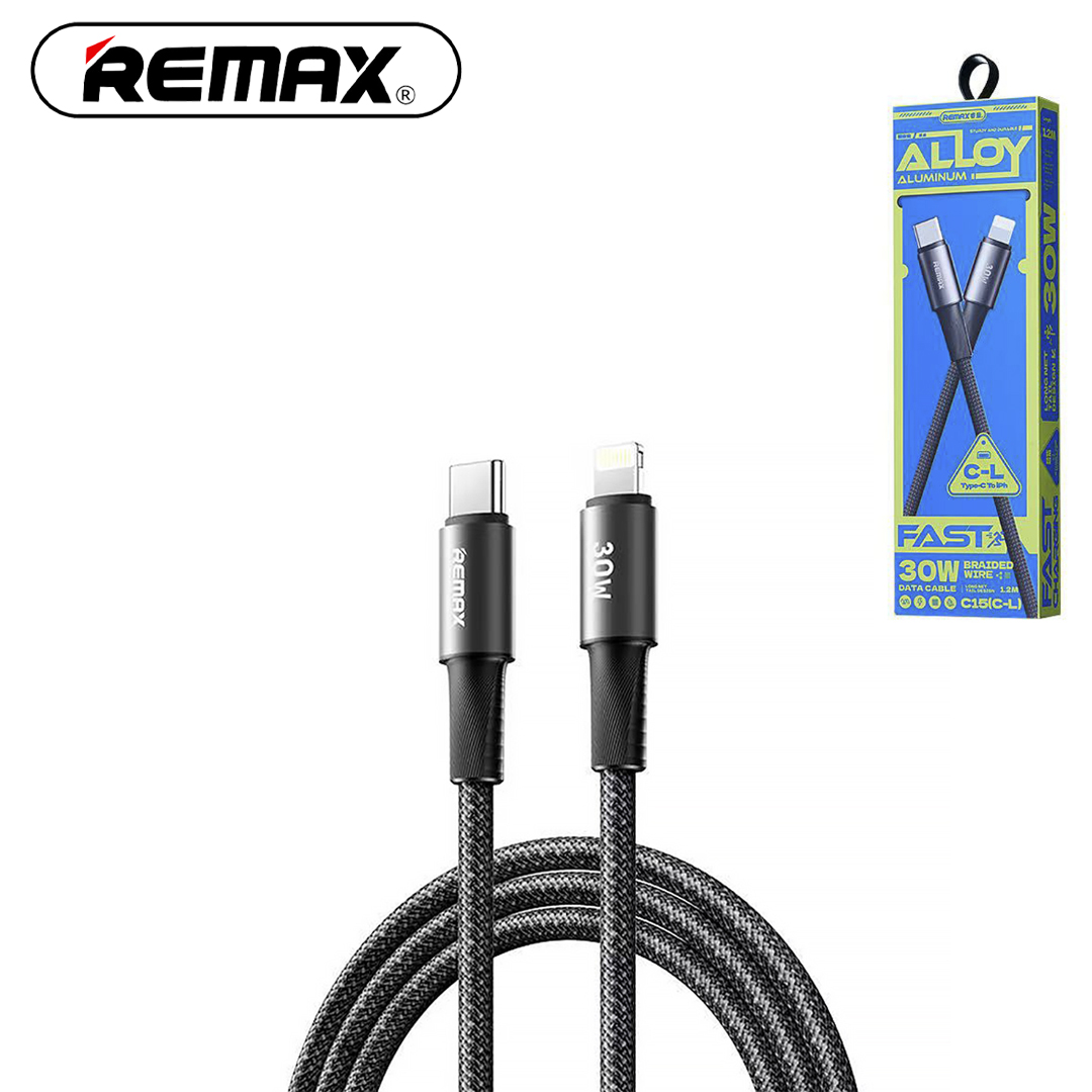 Type-C to Lightning Cable Charger 1.2M REMAX C15 (PD 30W)