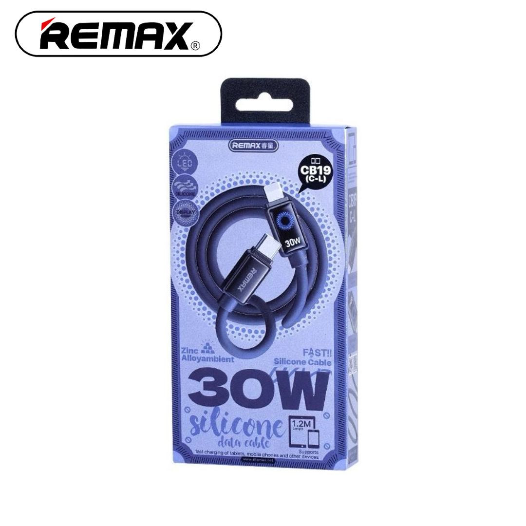 Type-C to Lightning Cable Charger 1.2M REMAX CB19(C-L) (PD 30W)