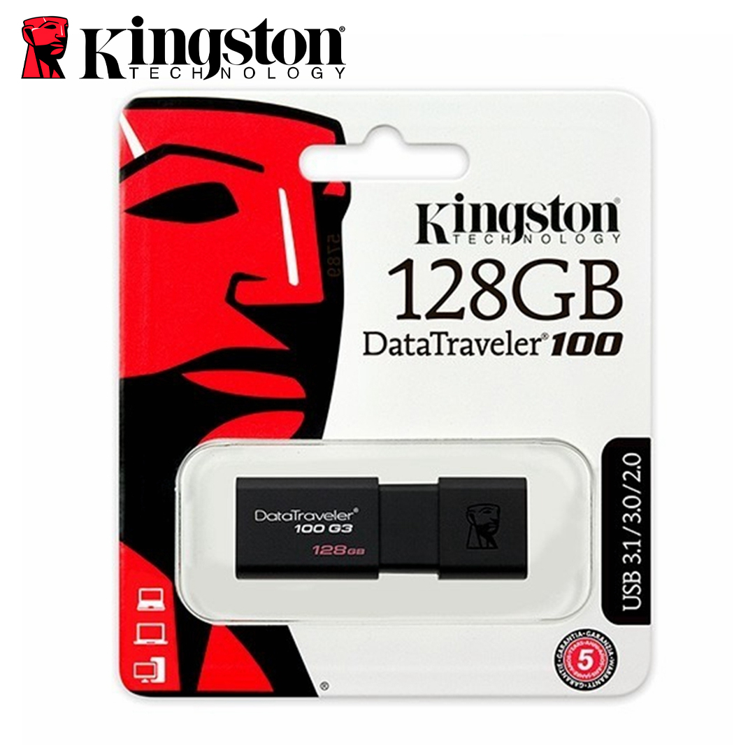 USB(3.0) Flash Driver 128Gb Kingston DataTraveler 100 G3