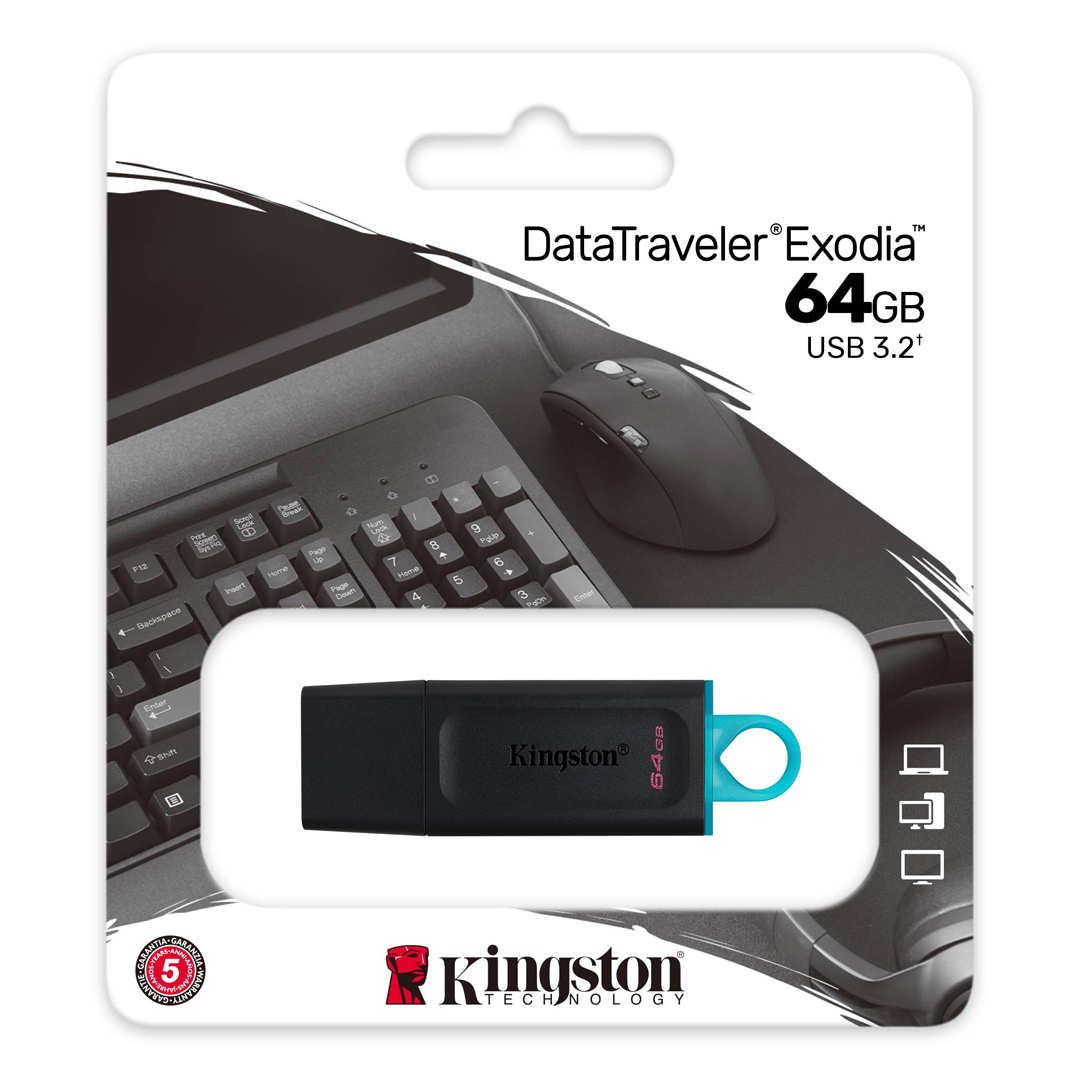 USB(3.2) Flash Driver 64Gb Kingston DTX