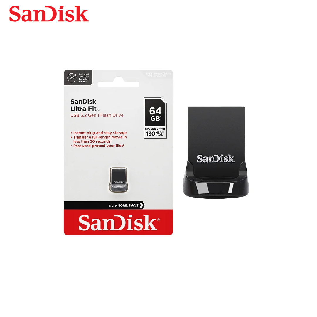 USB(3.2) Flash Driver 64Gb SanDisk Ultra Fit CZ430