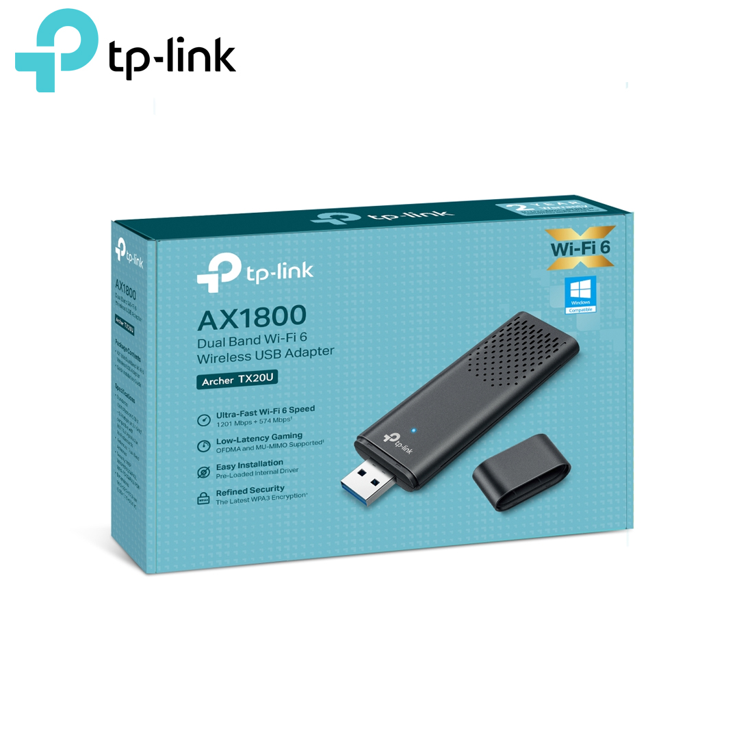 USB Wi-Fi 6 AX1800 TP-Link Archer TX20U