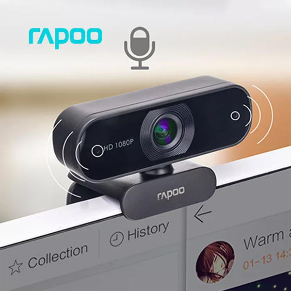 Webcam FullHD 1080p / Mic USB RAPOO C260
