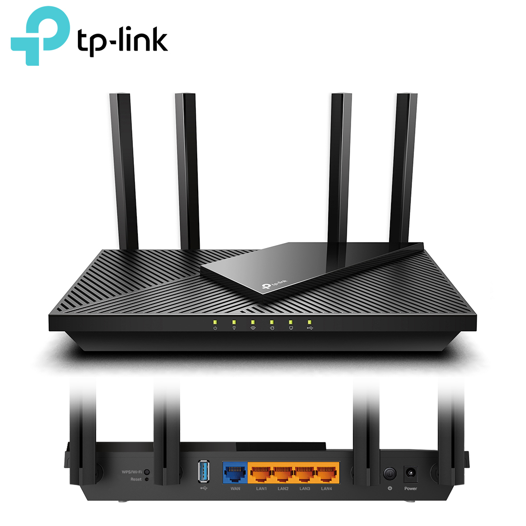 Wi-Fi 6 Router AX3000 TP-Link Archer AX55 (4 Antena, 1WAN - 4LAN Gigabit)