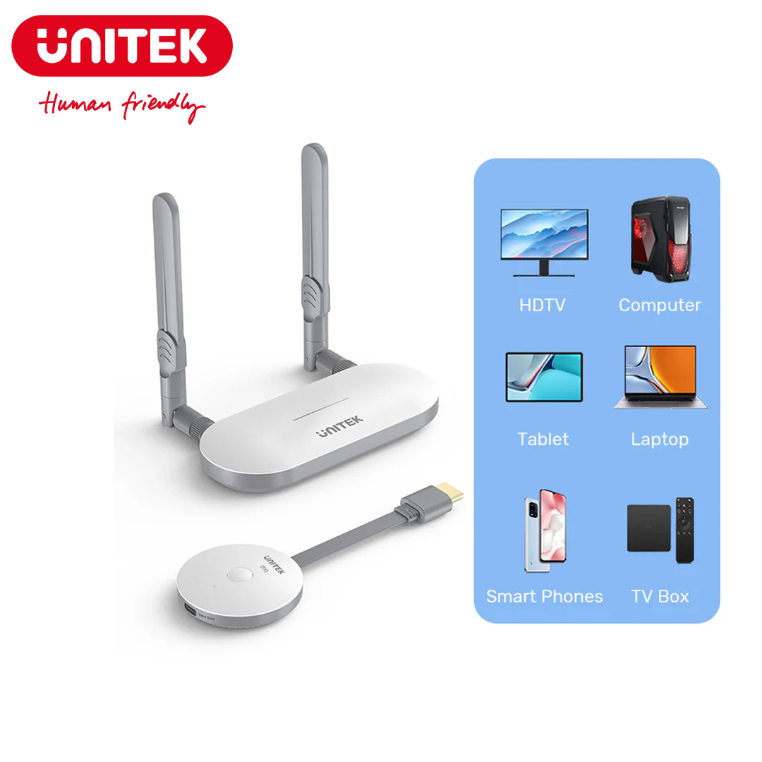 Wireless HDMI Transmitter & Receiver Kit Unitek V1183A01