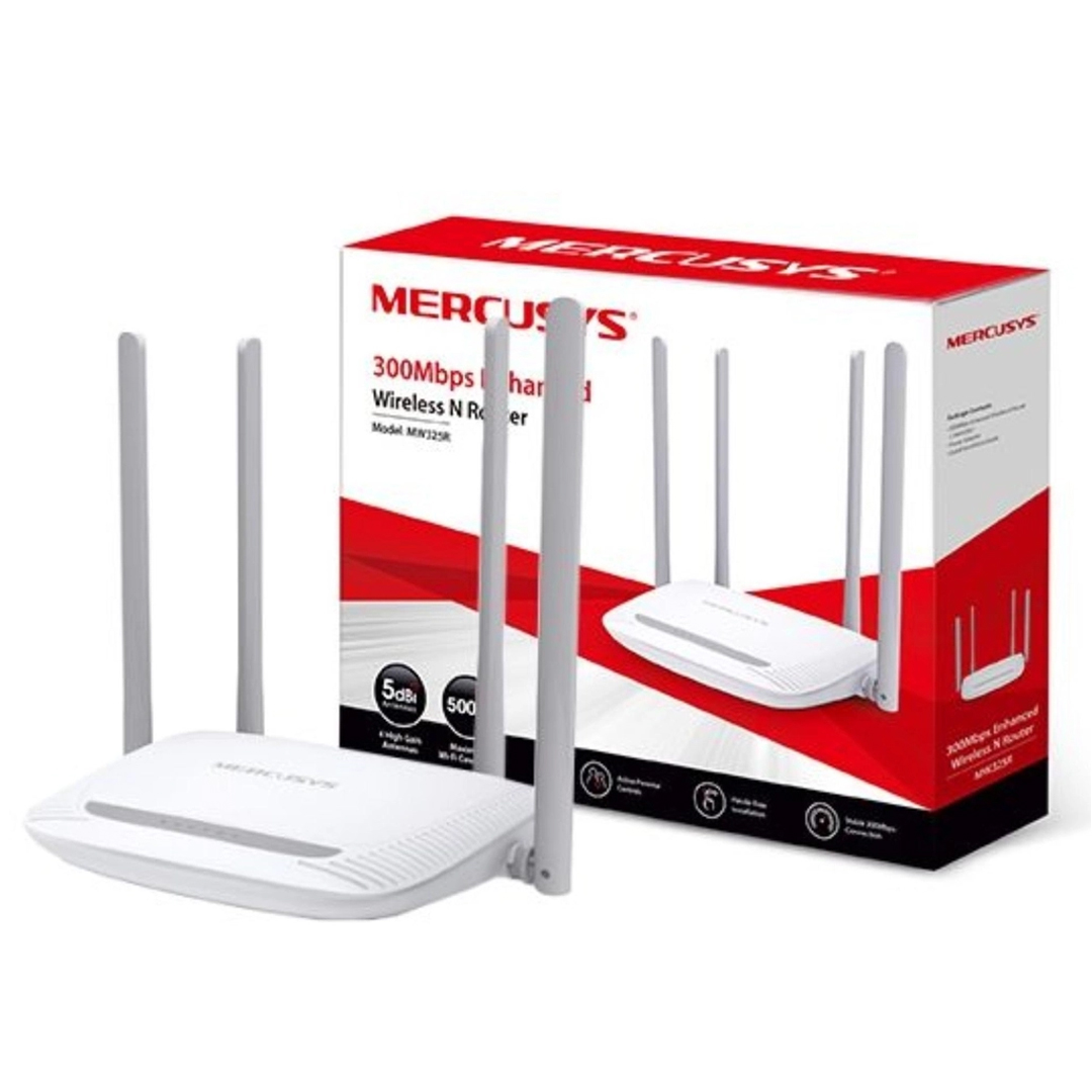 Wireless Router 300M Mercusys MW325R (4*5dBi Antena, 1WAN - 3LAN 10/100)