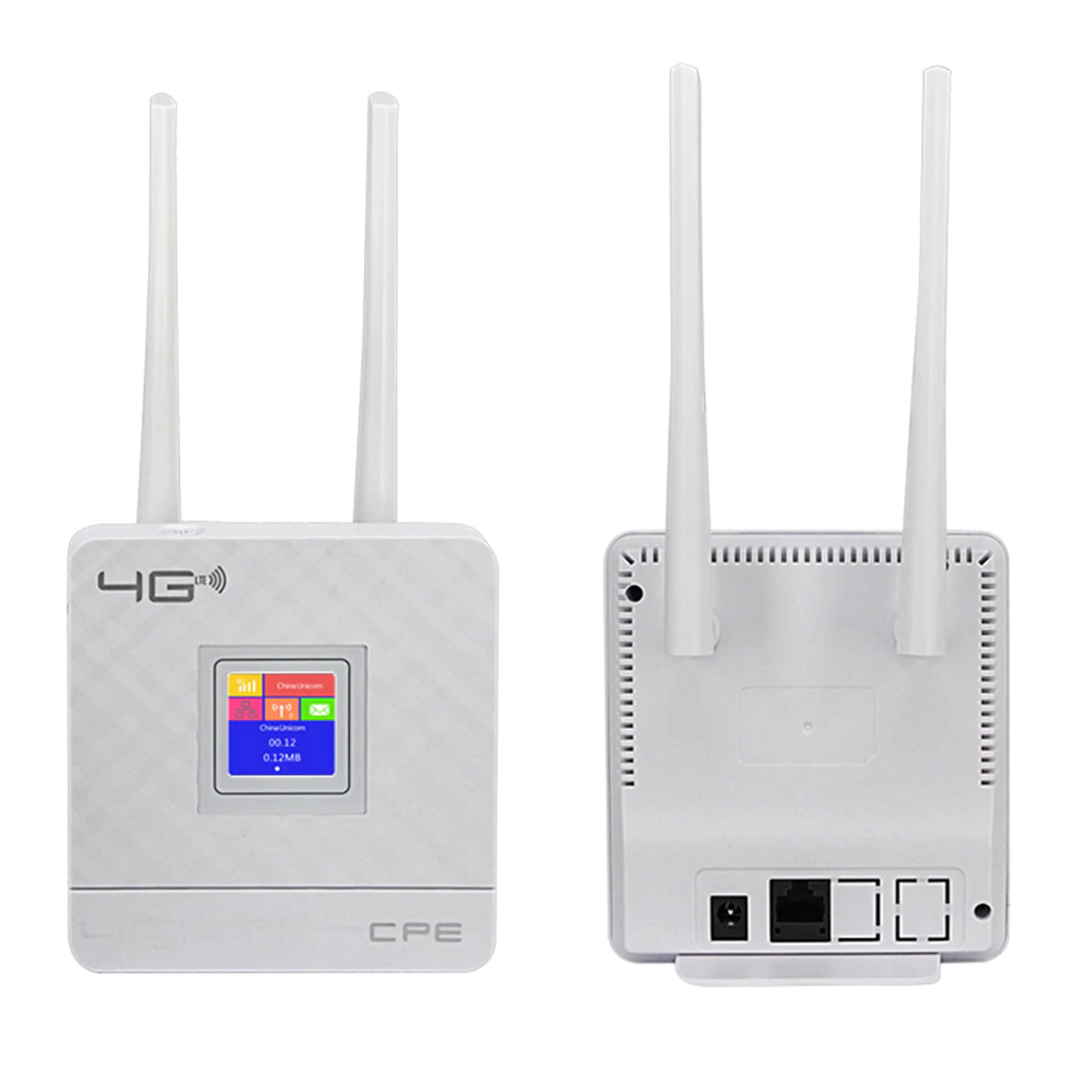 Wireless Router 4G / 300Mbps CPE CPF903 (2*5dBi Antena, 1LAN 10/100, LCD)