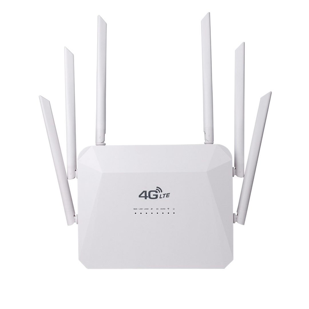 Wireless Router 4G / 300Mbps CPE YPTC4G (6*6dBi Antena, 1WAN - 2LAN 10/100)
