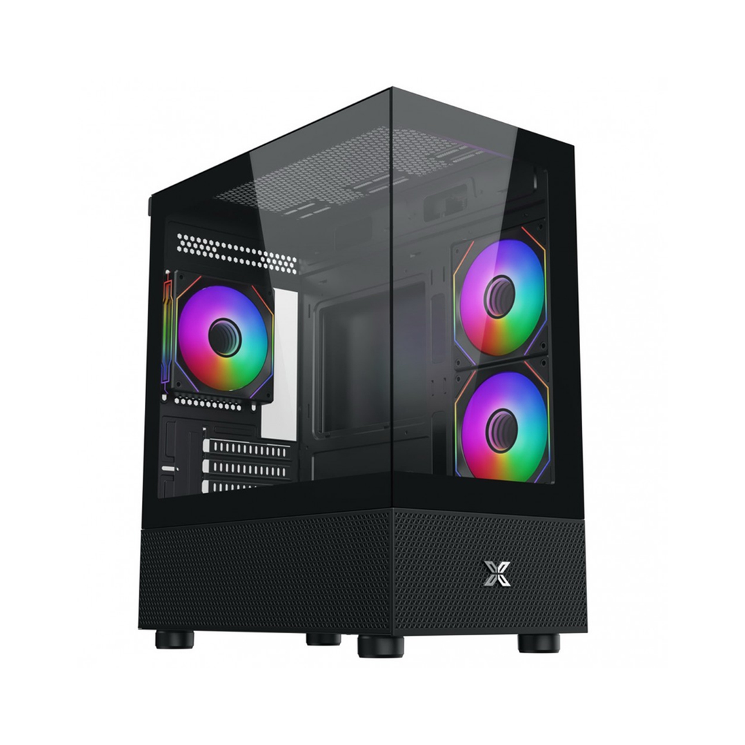 XIGMATEK ALPHARD 3GF Black / ATX / 3 FAN RGB